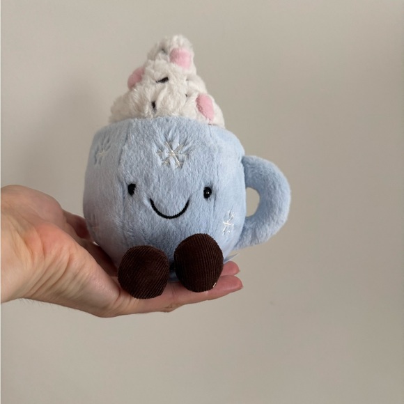 Jellycat Amuseables Hot Chocolate With Marshmallows Authentic NWT